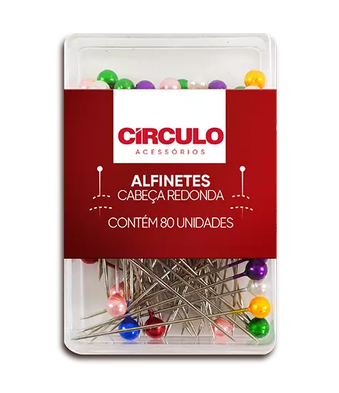 Alfinete Pérola Caixa