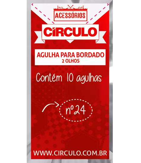 Agulha para Bordado 2 Olhos
