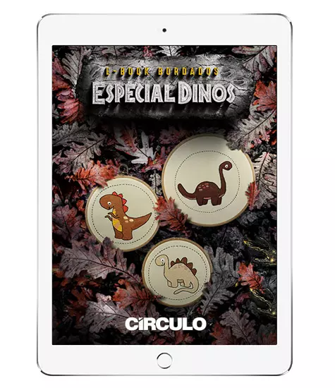 O E-book Bordados - Especial Dinos