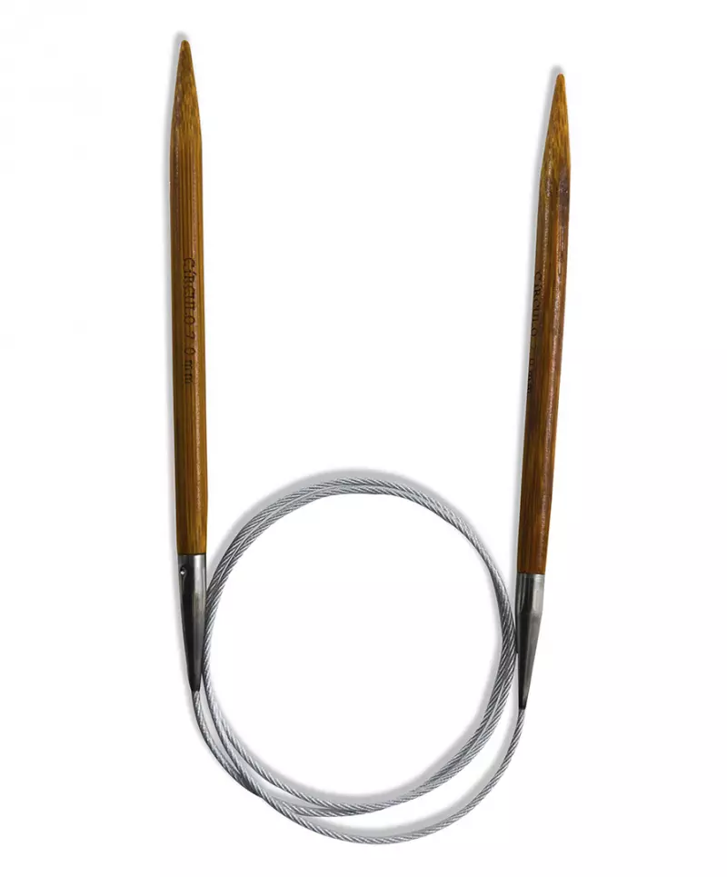 Aguja Circular de Bambú