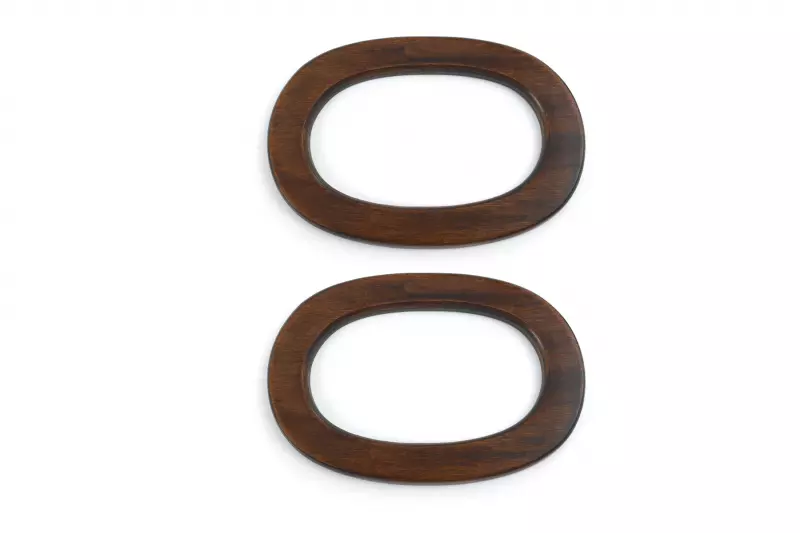 Mango de Madera Ovalado para Bolso