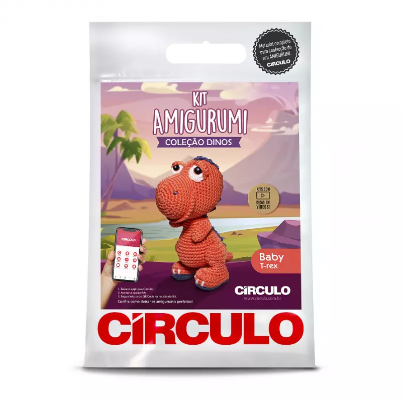 Kit Amigurumi – Baby Dinos Collection