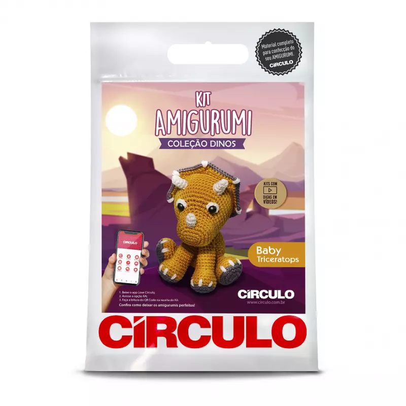 Kit Amigurumi – Baby Dinos Collection