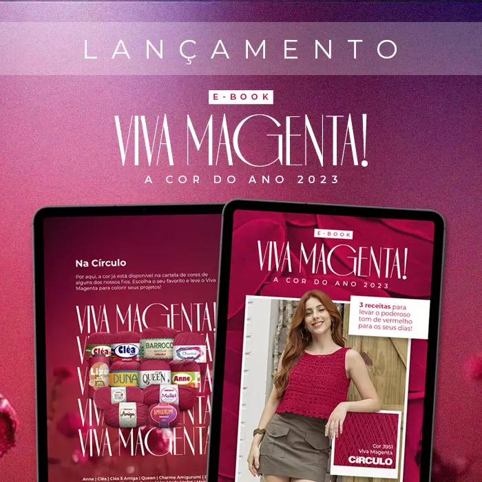Cor do ano 2023: Viva Magenta!