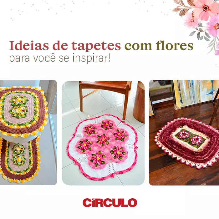 23 Tapetes com Flores