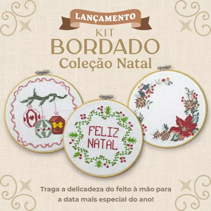 Lançamento: Kit Bordado Natal 2023!