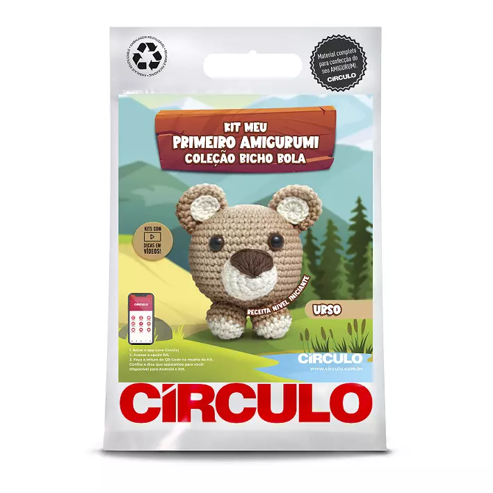 My First Amigurumi kits – Round animal Collection