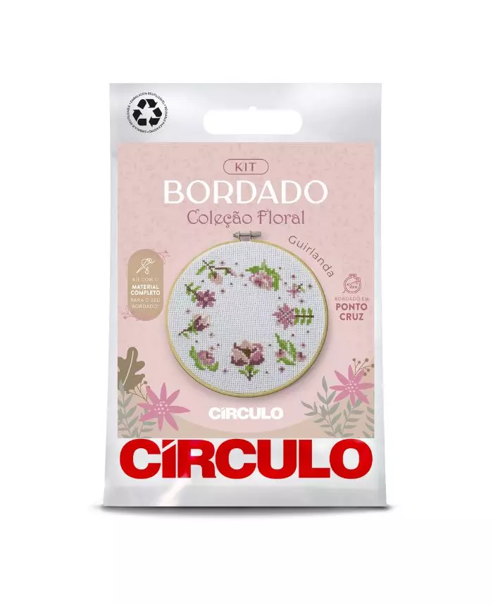 Floral Embroidery Kit