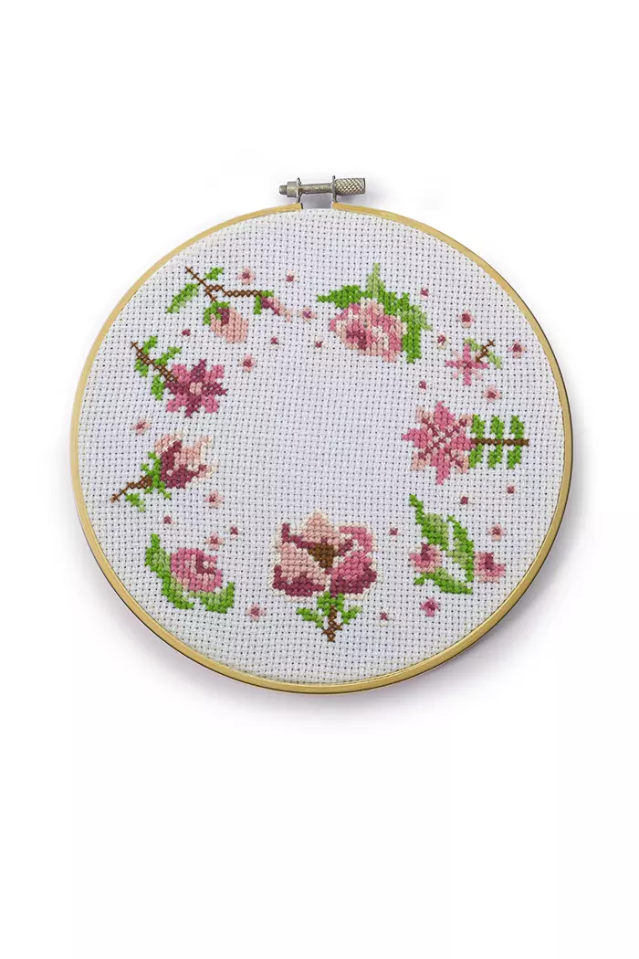Floral Embroidery Kit