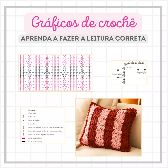 Gráficos de crochê: 5 dicas essenciais para interpretá-los