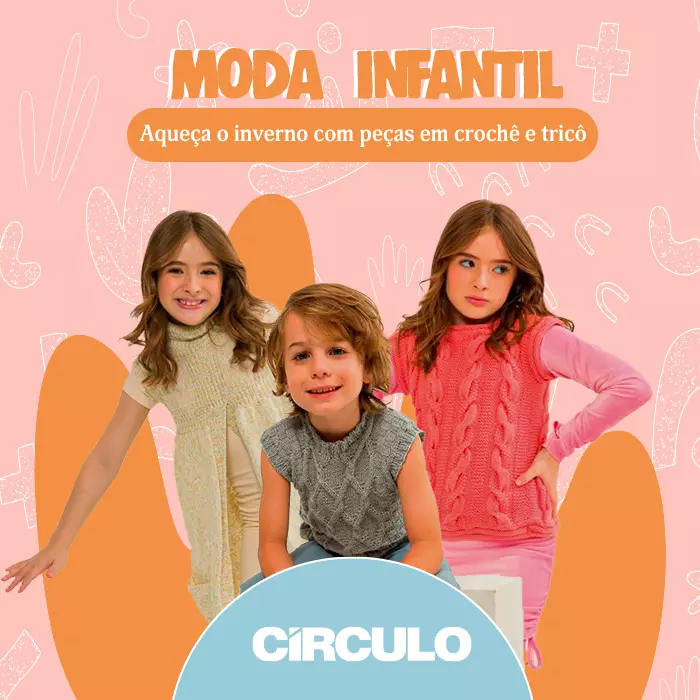 Moda infantil: aqueça o inverno das crianças com peças em crochê e tricô