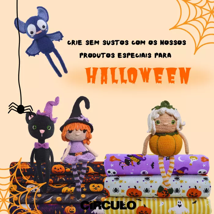 Halloween: conheça os produtos especiais da Círculo para sua decoração artesanal