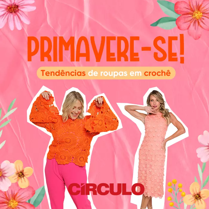 Tendências de roupas em crochê para a primavera