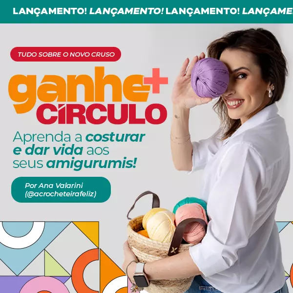 Lançamento: Aprenda a Costurar e Dar Vida aos seus Amigurumis