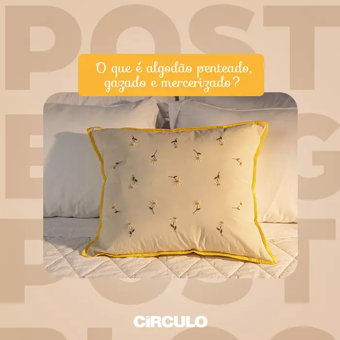 Algodão penteado, gazado e mercerizado: o que é?