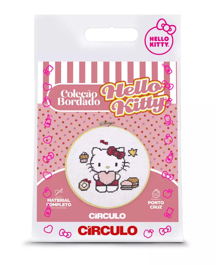 Coleção Bordado Hello Kitty®
