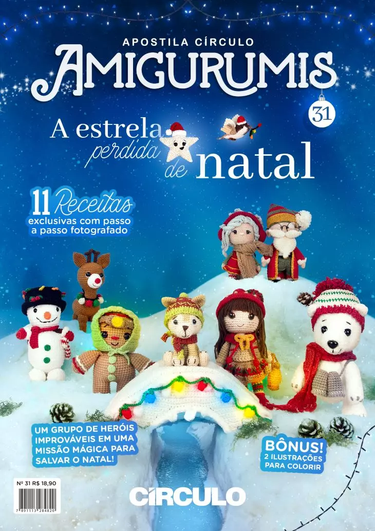Apostila Amigurumi – A Estrela Perdida de Natal
