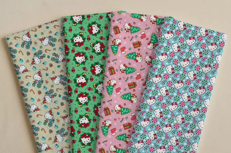 Coleção de Tecidos de Natal Hello Kitty®
