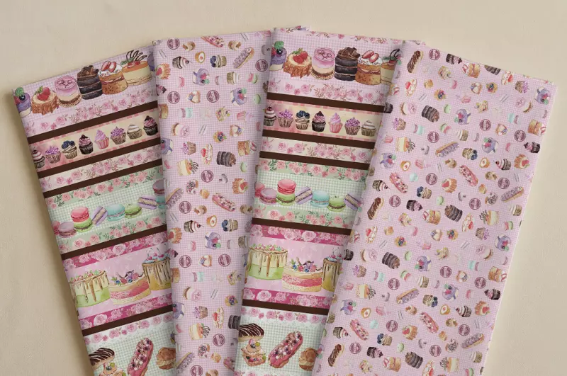Desserts Digital Fabrics Collection