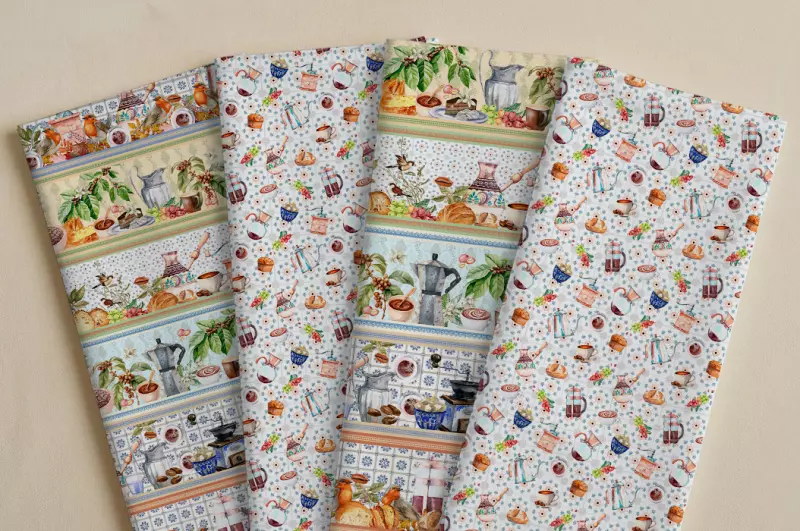 Portuguese Coffee Fabrics Collection