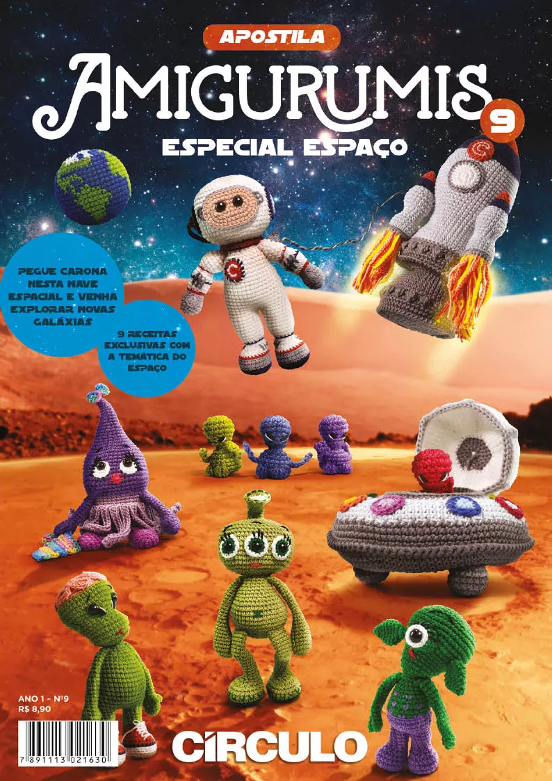 Apostila Amigurumis 9 - Especial Espaço (Digital)