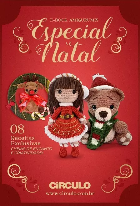 E-book Amigurumis Especial Natal