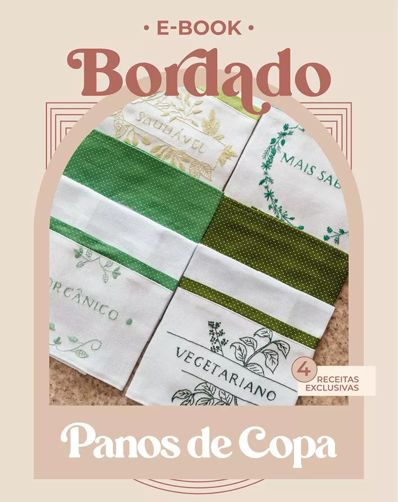 E-book Bordado - Panos de Copa