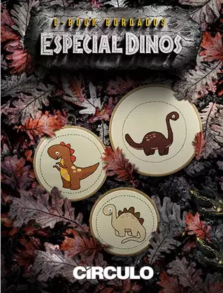 O E-book Bordados - Especial Dinos