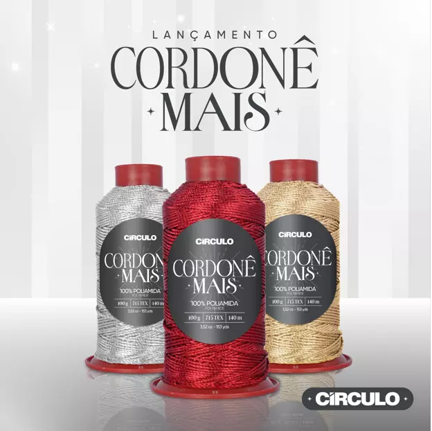 Cordonê Mais Círculo: o toque de alta-costura que faltava no seu artesanato!
