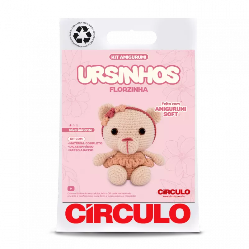 Kit Amigurumi Ursinhos