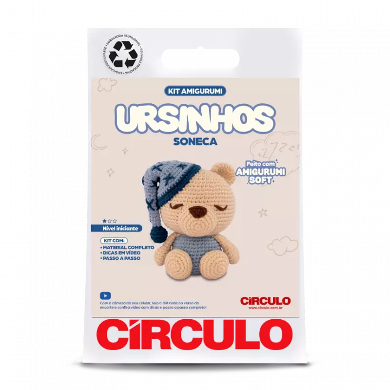 Kit Amigurumi Ursinhos