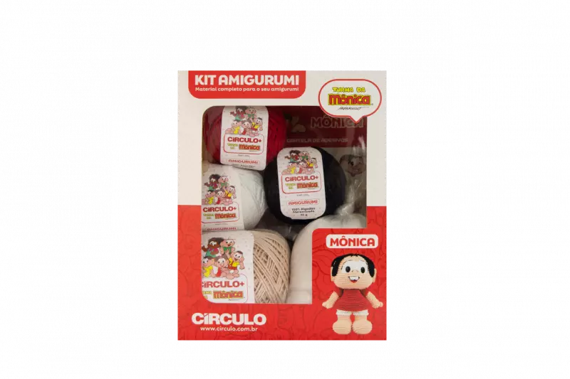 Kit Amigurumi Turma da Mônica