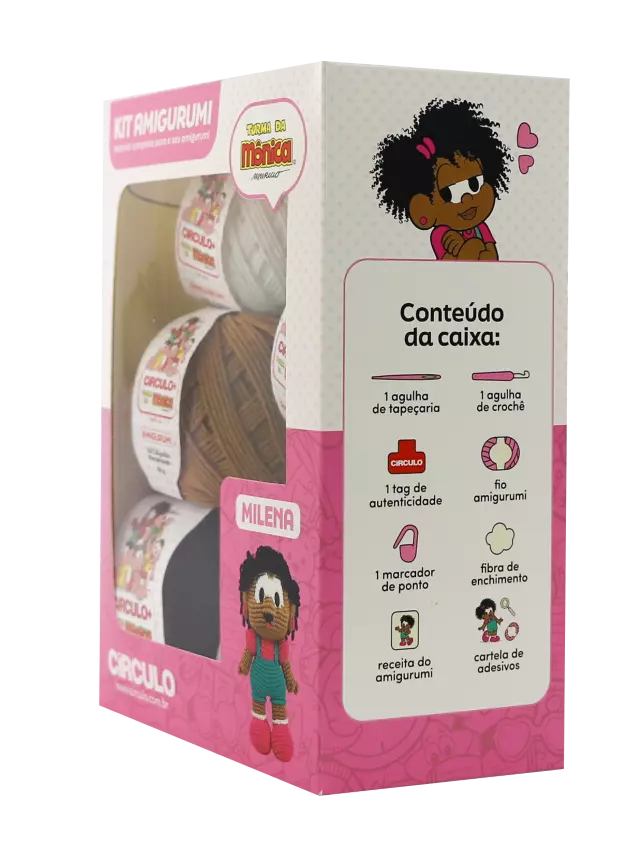 Kit Amigurumi Turma da Mônica