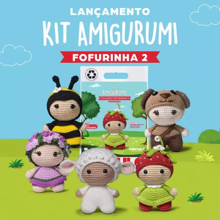 Lançamento Círculo: Kit Amigurumi Fofurinha 2
