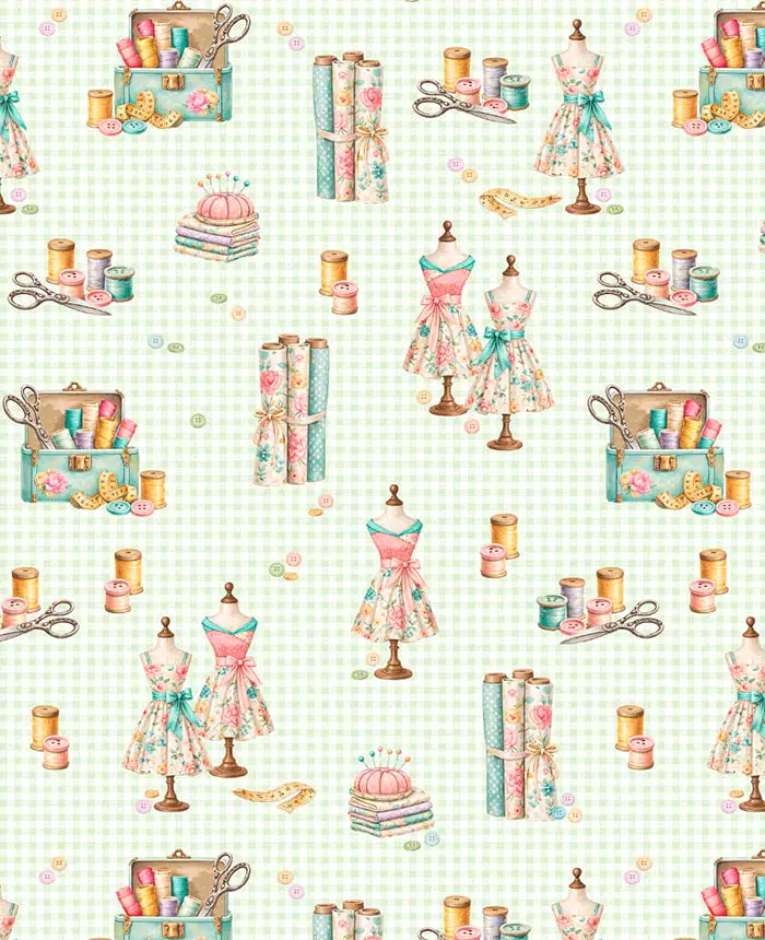 Coleção de Tecidos Ateliê Vintage