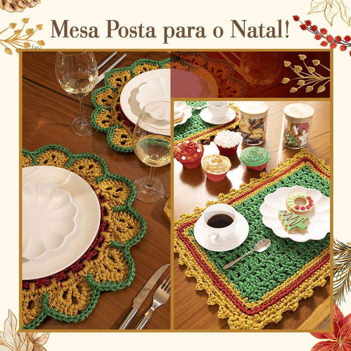 Mesa posta de Natal: inspire-se com ideias handmade!