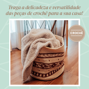 Use objetos de decoração em crochê na sua sala!