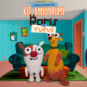 Kits Amigurumi Boris e Rufus: apaixone-se por essa dupla divertida!
