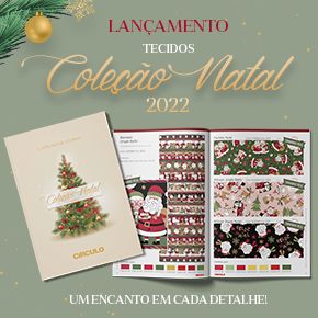 Coleção de Tecidos de Natal 2022: cada detalhe faz toda a diferença!