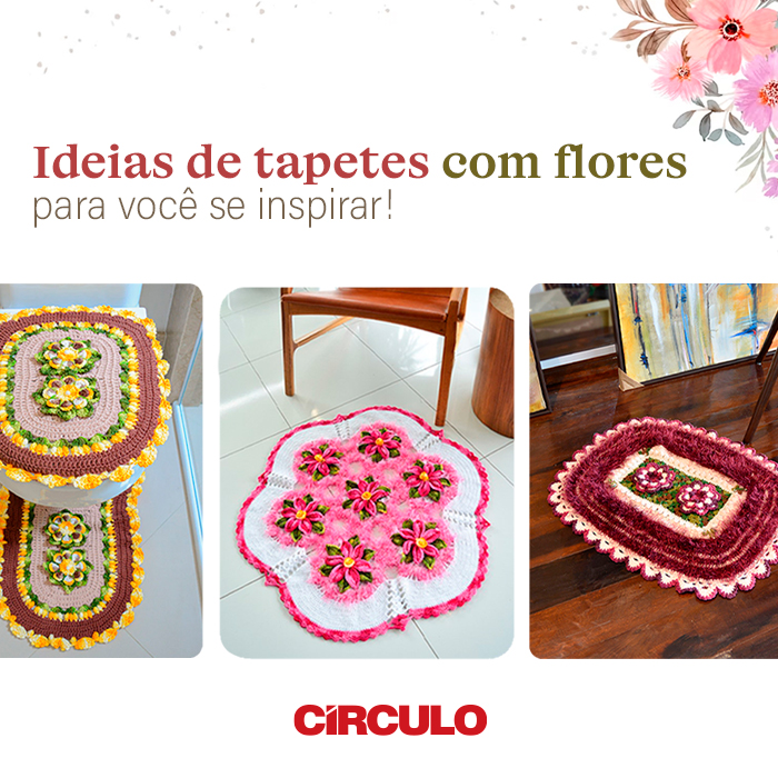 23 Tapetes com Flores