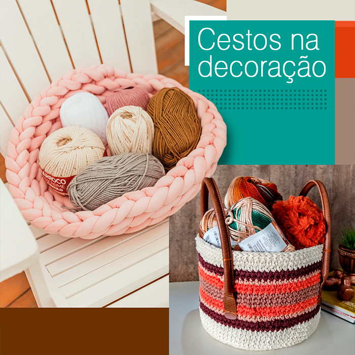 Cestos handmade na decoração: inspire-se!