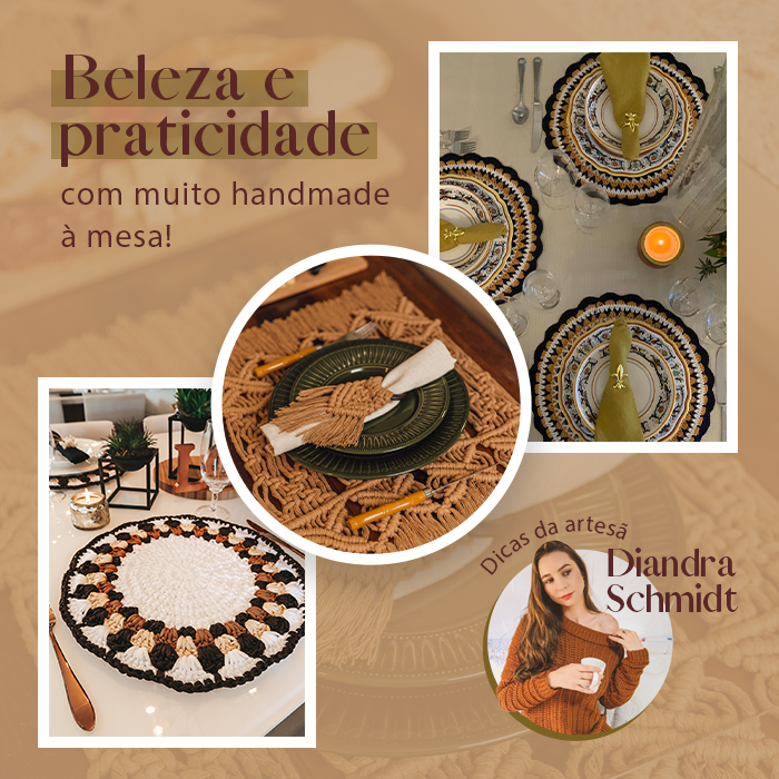 Dicas para montar uma mesa posta handmade