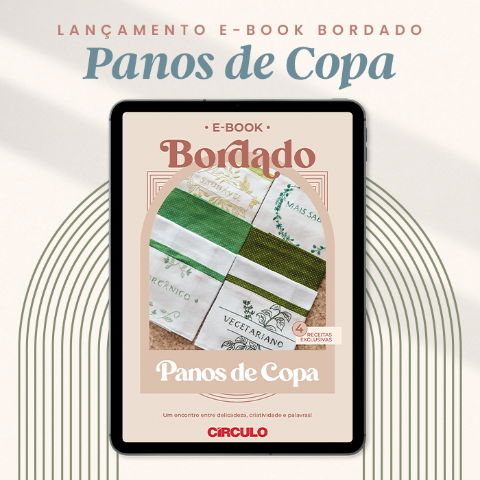 Lançamento: E-book Círculo Bordado Panos de Copa