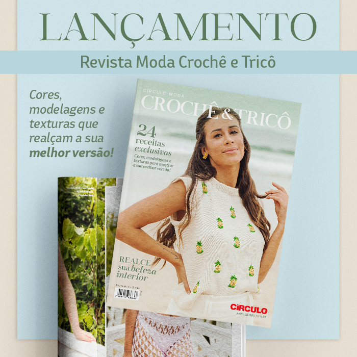 Lançamento: Revista Moda Crochê e Tricô – 2ª edição!