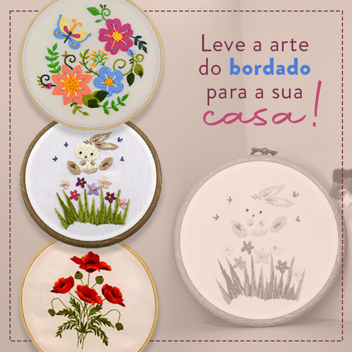 Bordado em bastidor: inspire-se com 12 ideias incríveis!