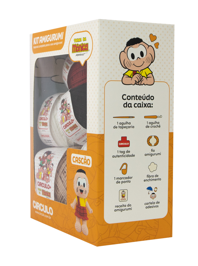 Kit Amigurumi Turma da Mônica