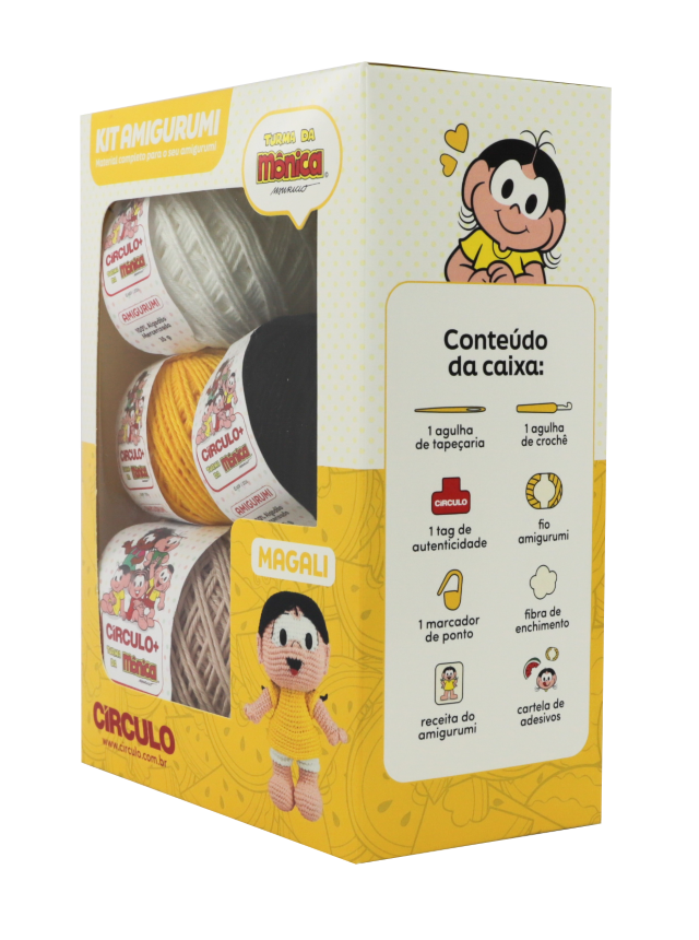 Kit Amigurumi Turma da Mônica