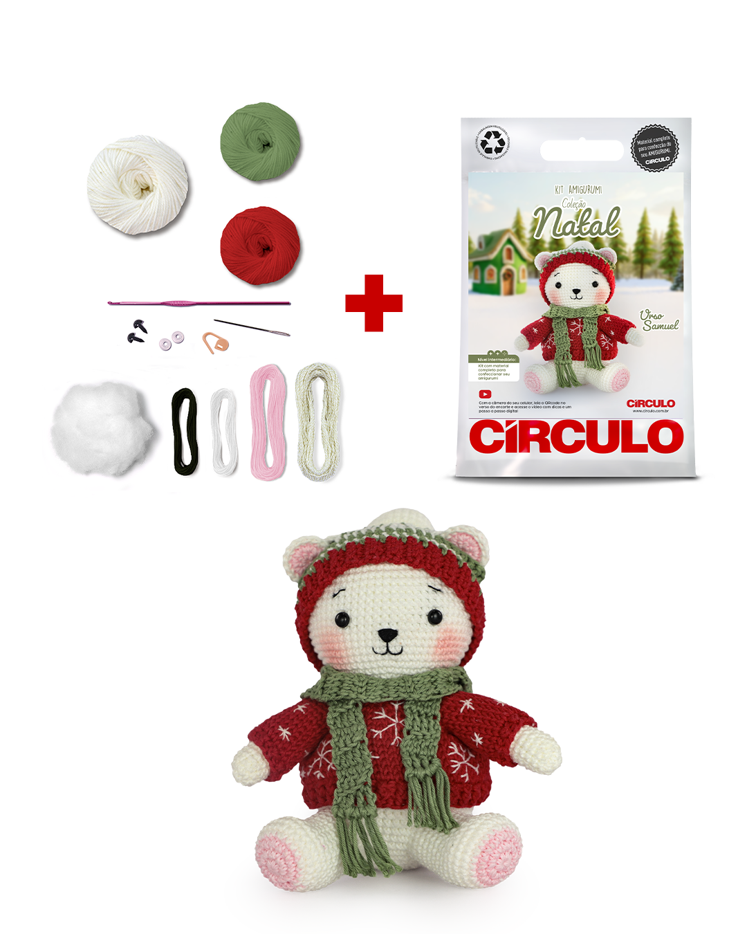 Kit Amigurumi Navidad