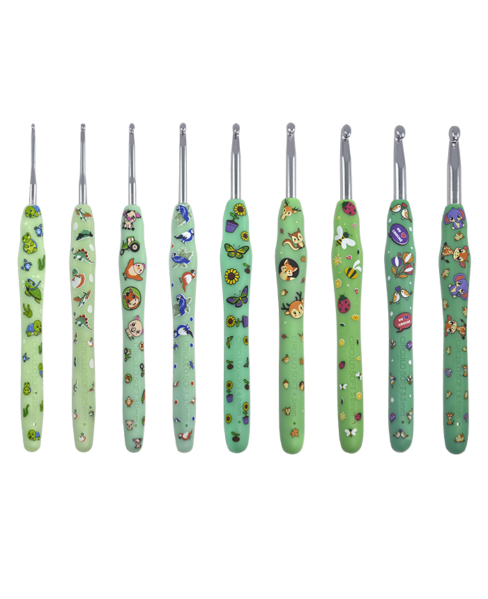 Printed Soft Crochet Hooks