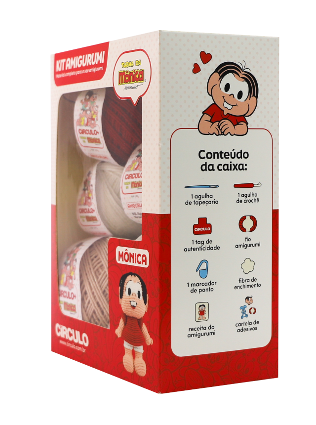 Turma da Mônica Amigurumi Kit
